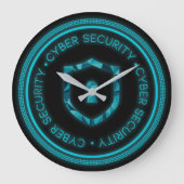 CYBER SECURITY BADGE SEAL GROßE WANDUHR (Vorderseite)