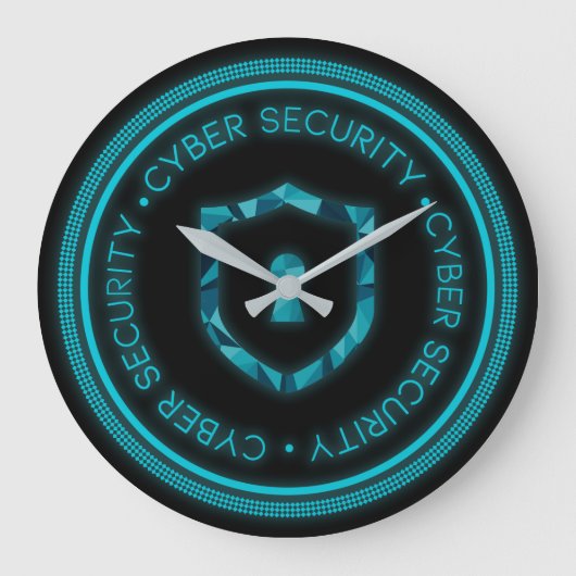 CYBER SECURITY BADGE SEAL GROßE WANDUHR (Vorderseite)