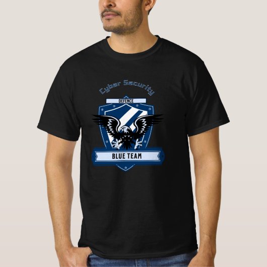 Cyber Security Blue Team Sentinel Watch T-Shirt (Vorderseite)