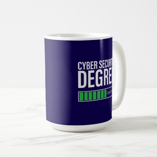 Cyber Security Degree Loading, specialist  Kaffeetasse (VorderseiteRechts)