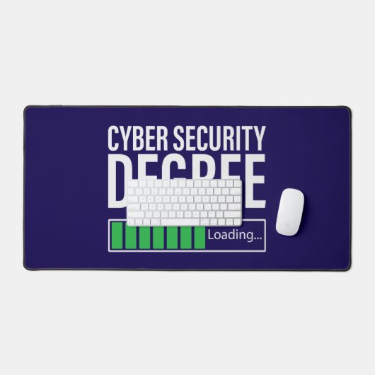 Cyber Security Degree Loading, specialist  Schreibtischunterlage (Tastatur & Maus)