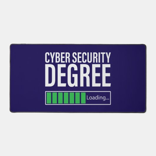 Cyber Security Degree Loading, specialist  Schreibtischunterlage (Vorderseite)