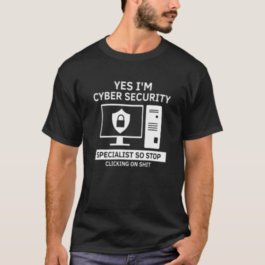 Cyber Security Expert für White Hat Hacker Designs T-Shirt (Vorderseite)