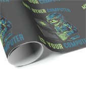 Cyber Security Hacker Computer Admin Programmer Geschenkpapier (Rolleneckpunkt)