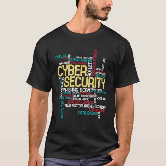 Cyber Security Hacker IT Analyst Computerprogramm T-Shirt (Vorderseite)