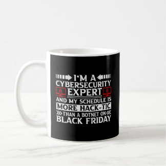 Cyber Security Hacker und Cyber Security Professio Kaffeetasse