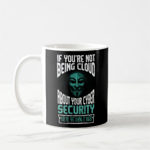 Cyber Security Hacker und Cyber Security Professio Kaffeetasse