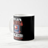 Cyber Security Hacker und Cyber Security Professio Kaffeetasse (Vorderseite Links)