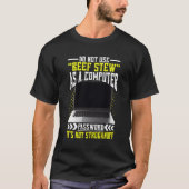 Cyber Security Hacker und Cyber Security Professio T-Shirt (Vorderseite)