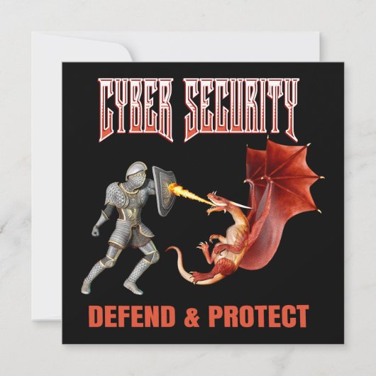 Cyber Security Knight - Perfekter Schutz (Vorderseite)