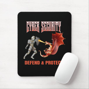 Cyber Security Knight - Perfekter Schutz Mousepad