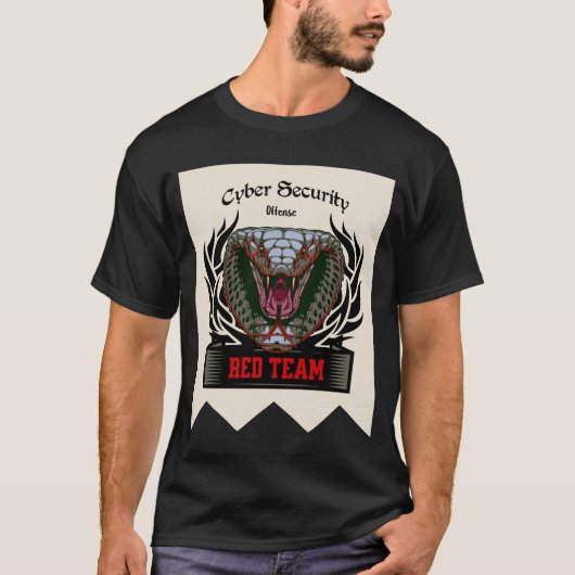 Cyber Security Red Team Cobra Strike Unisex T-Shirt (Vorderseite)
