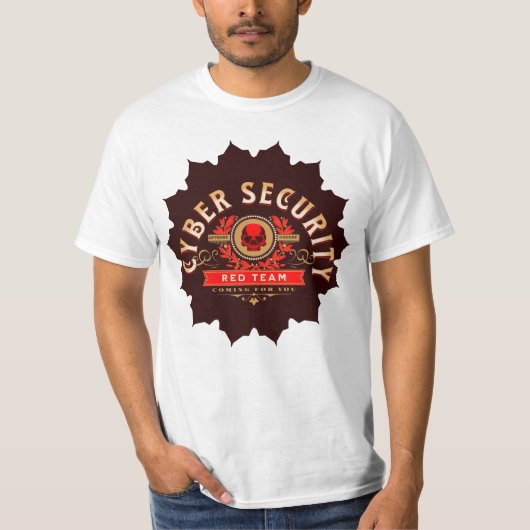 Cyber Security Red Team Sentinel T-Shirt (Vorderseite)