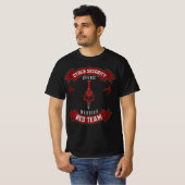 Cyber Security Red Team Warrior T-Shirt (Vorne ganz)