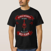 Cyber Security Red Team Warrior T-Shirt (Vorderseite)