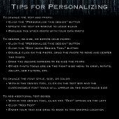 Cyber Security Tech Blue Business Photo Desk Mat Schreibtischunterlage