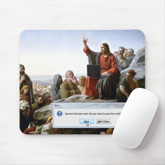 Cyber Sermon Funny Mousepad (Mit Mouse)