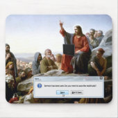 Cyber Sermon Funny Mousepad (Vorne)