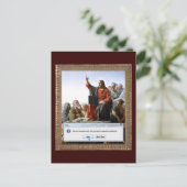 Cyber Sermon Funny Postkarte (Stehend Vorderseite)