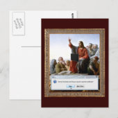 Cyber Sermon Funny Postkarte (Vorne/Hinten)