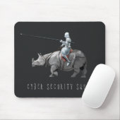 Cyber-Sicherheit Squad Rüstung Schild Ritter Nasho Mousepad (Mit Mouse)