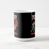 Cyber-Sicherheits-Ritter-Drachen-Verteidigung Kaffeetasse (Mittel)