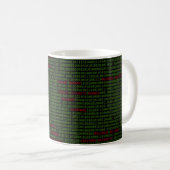 Cyber-Sicherheits-Tasse Kaffeetasse (VorderseiteRechts)