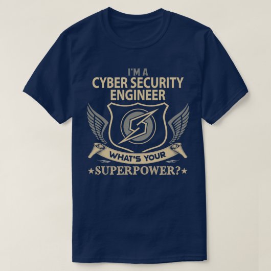 Cyber-Sicherheitsingenieur Superpower Job G T-Shirt (Design vorne)