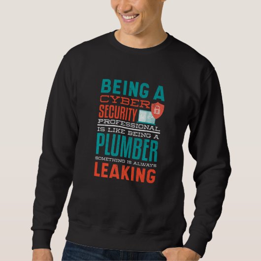 Cyber-Sicherheitsprofi Experte Ethical Hacker Sweatshirt (Vorderseite)