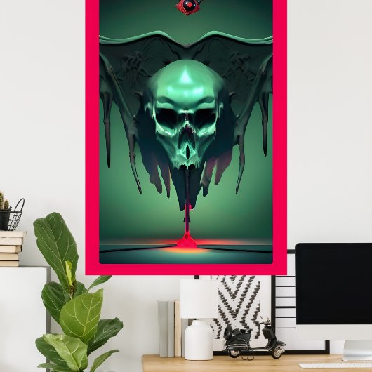 Cyber-Sigil of Dracula's New Coders Poster (Heimbüro)