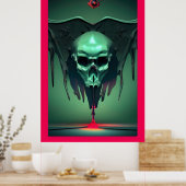 Cyber-Sigil von Draculas neuen Codierern Poster (Küche)
