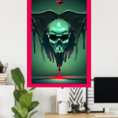 Cyber-Sigil von Draculas neuen Codierern Poster (Heimbüro)
