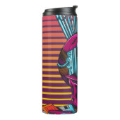 Cyber Skull Virtual Reality Cyberpunk-Diskette Thermosbecher (Nach links gedreht)