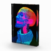 Cyber Skull – Zukunftsorientierte Anatomie-Kunst Fotoblock (Rechts)