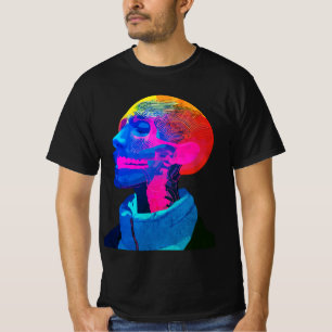 Cyber Skull – Zukunftsorientierte Anatomie-Kunst T-Shirt