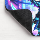 Cyber Slash - Chibi Ninja Battle Mousepad (Ecke)