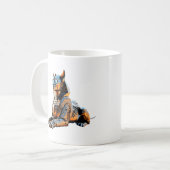 Cyber Sphinx Guardian Kaffeetasse (Vorderseite Links)