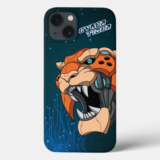 Cyber Tiger | Case-Mate iPhone Hülle (Rückseite)