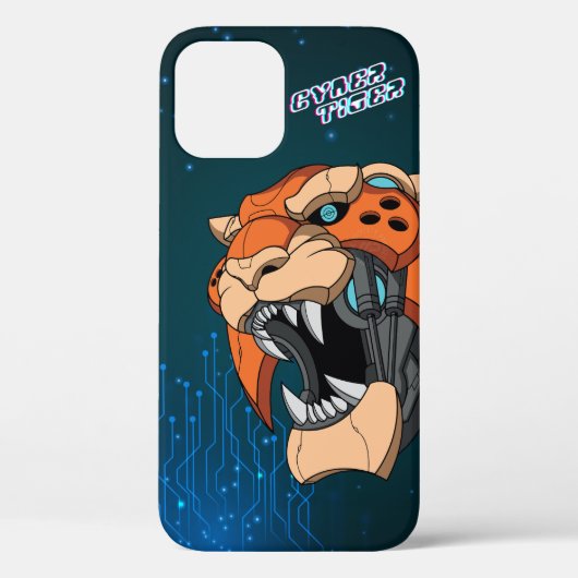 Cyber Tiger | Case-Mate iPhone Hülle (Rückseite)