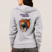 Cyber Tiger | Frauen in Vollkorb Hoodie (Rückseite)