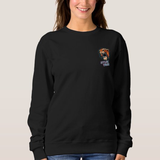 Cyber Tiger | Frauen Sweatshirt (Vorderseite)