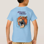 Cyber Tiger | Kinder T-Shirt (Rückseite)