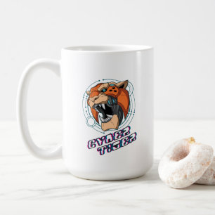 Cyber Tiger   Klassische Tasse #15