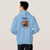 Cyber Tiger | Männer Hoodie (Schwarz voll)