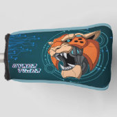 Cyber Tiger | Putter-Abdeckung für Golf Headcover (Vorderseite)