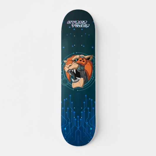 Cyber Tiger | Skateboard (Vorne)