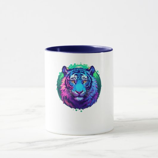 Cyber-Tiger Tasse (Zentrum)