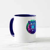 Cyber-Tiger Tasse (Vorderseite Links)