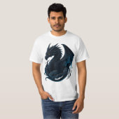 Cyber Tiger - Wächter des Neon Realms T-Shirt (Vorne ganz)