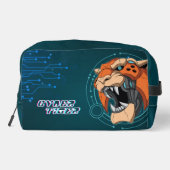 Cyber Tiger | Waschbeutel (Rückseite)